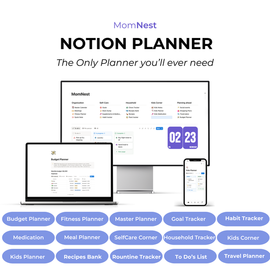 MomNest | The Ultimate Planner for Busy Moms