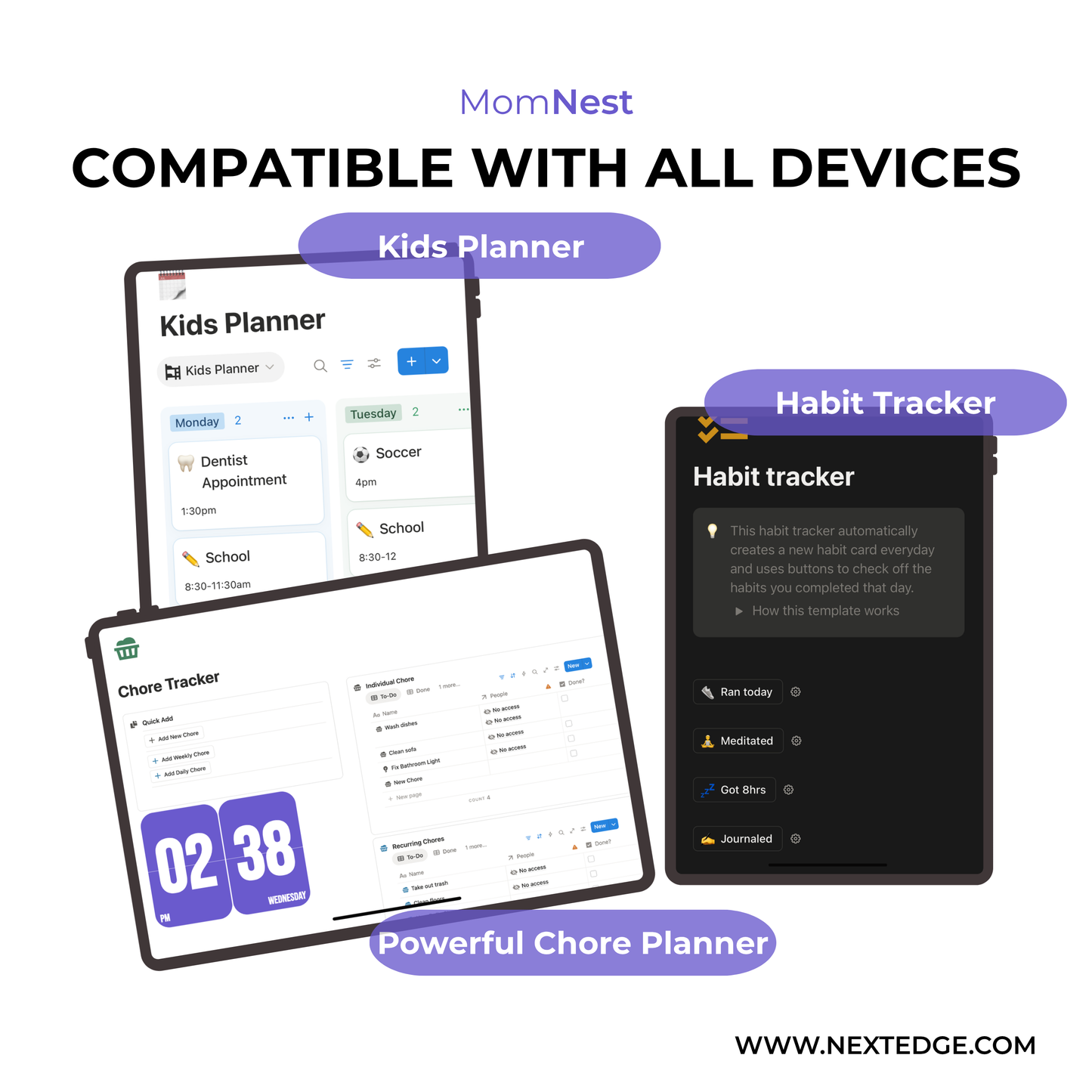 MomNest | The Ultimate Planner for Busy Moms