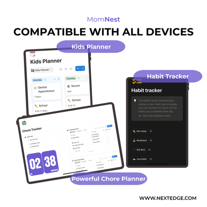 MomNest | The Ultimate Planner for Busy Moms