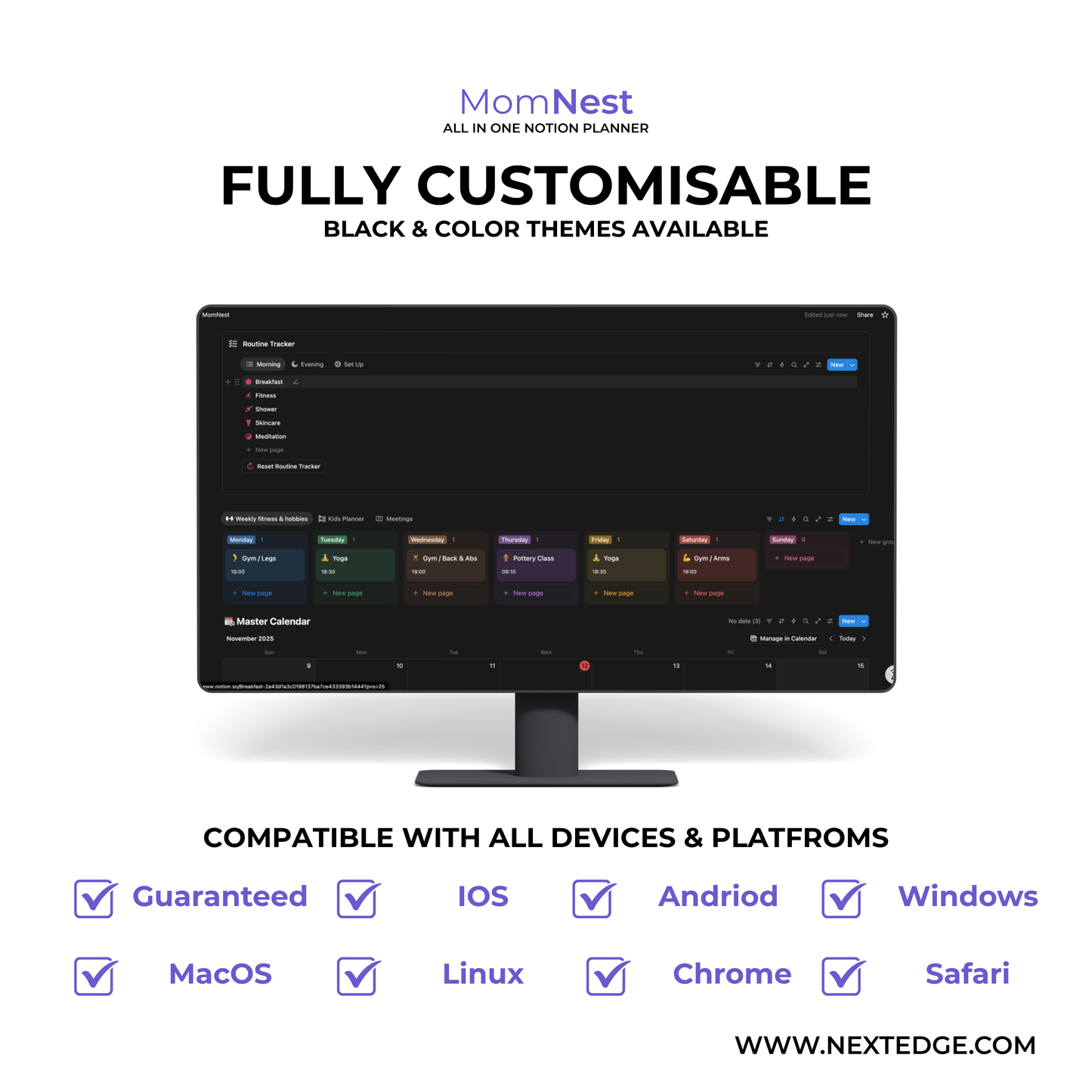 MomNest | The Ultimate Planner for Busy Moms